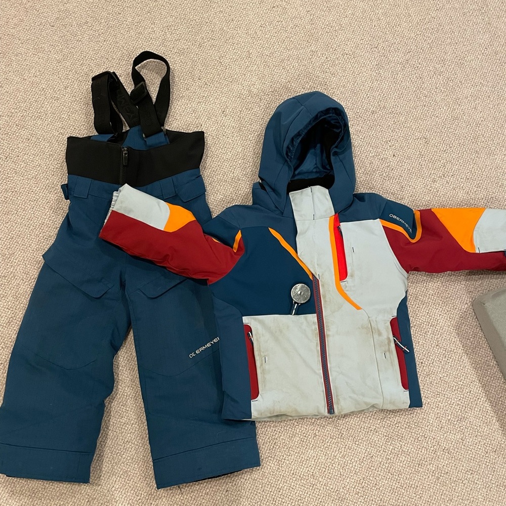 Kids obermeyer ski suit